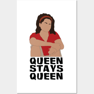 Sandra Queen Stays Queen Graphic Posters and Art